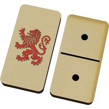 'Red Lion' Domino Set & Box