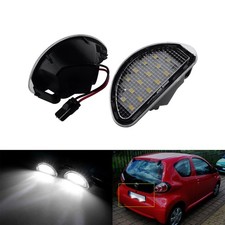 Pair White LED Licence Number