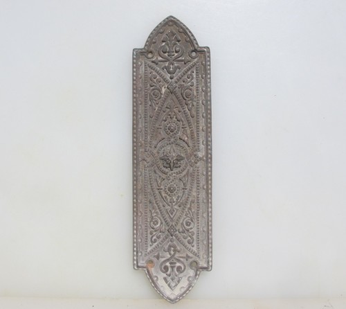 Victorian brass finger plate - victorian,