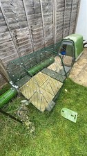 Omlet Rabbit Eglu Hutch 2m Run And Seperate 1.5m by 1m Run