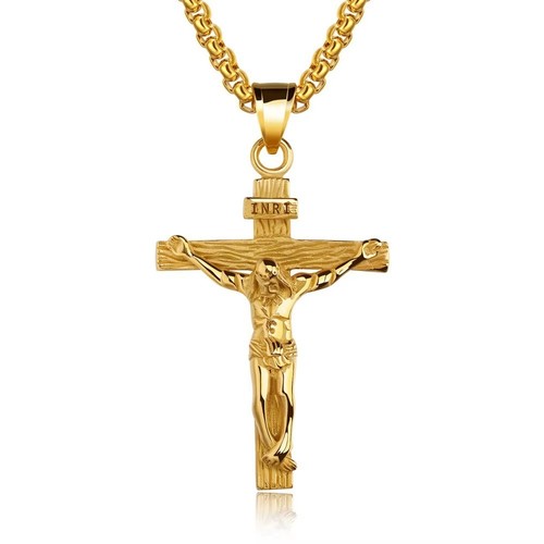 Men stainless steel - steel, jesus