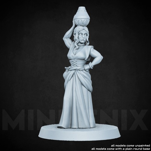 Half orc village girl - half, ||