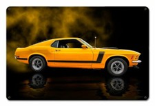 1970 Ford Yellow Mustang Boss
