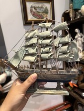 Cutty Sark 1869 Replica Ship MODEL British Clipper - Wood Fabric Sails