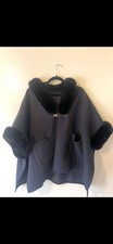 Vince Camuto Black Faux Fur