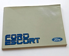 Ford Escort Owners Handbook