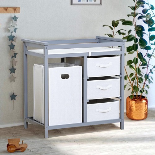 Wooden baby changing - changing, table