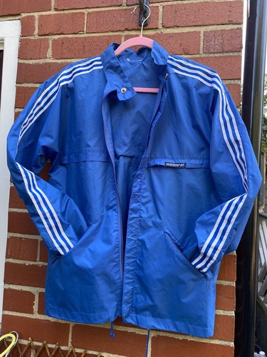 Adidas jacket blue vintage