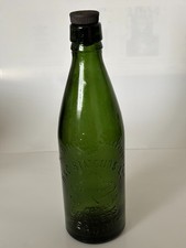 Antique green glass beer bottle from H & G Simonds, a brewery in Reading