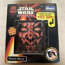 Star Wars Episode I Darth Maul Sith Slivers 2-in-1 Toy Puzzle New in Box