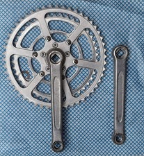 Vintage TA Cyclotourist Road Bike Chainset 170mm Cranks 50/42T Chainrings