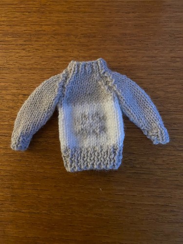 Hand knitted jumper - hand,