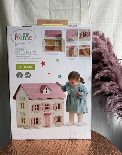 George home pink wooden - home,