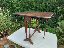 Antique Mahogany Drop Leaf Sutherland Table by G.H.Lee & Co, HxL - 23.5''x29''