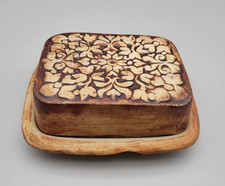 Butter Dish - Quantock Pottery - 17.5cm Long - Fault