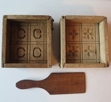Antique Wooden Butter Stamp