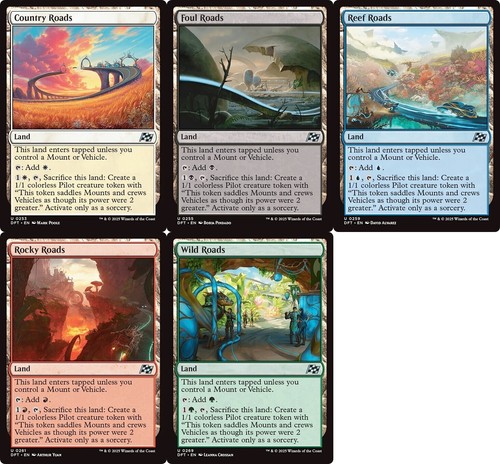 Edh aetherdrift sac land set - aetherdrift,