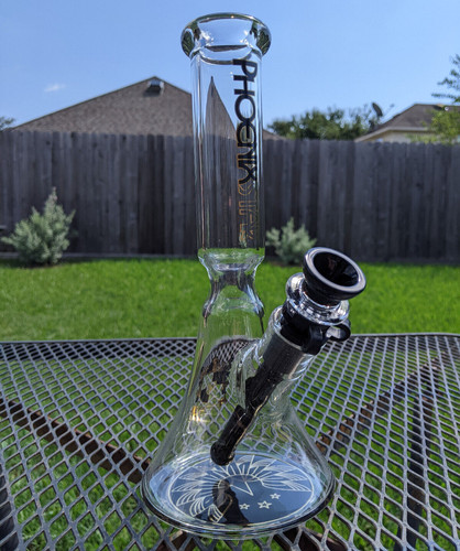 Glass beaker water pipe - pipe,