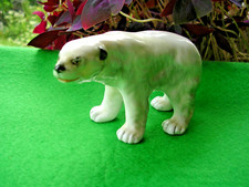 FLORAL BONE CHINA POLAR BEAR STANDS 60mm ( ph t4 )