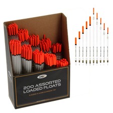 Wholesale Job Lot 200 Coarse Carp Fishing Loaded  Waggler Floats Wide & Thin