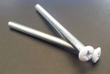 Upvc Door Handles Replacement Screws. M5, 80mm Length White, Gold, Silver, Black