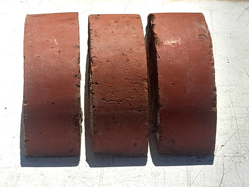 Three reclaimed 9in half - , round