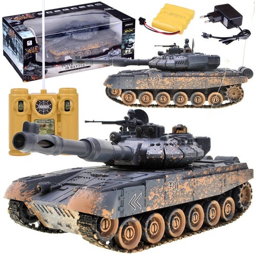 Large remote controlled tank - controlled,
