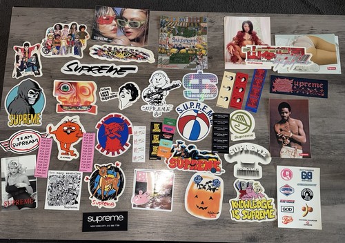 Authentic supreme stickers - authentic,
