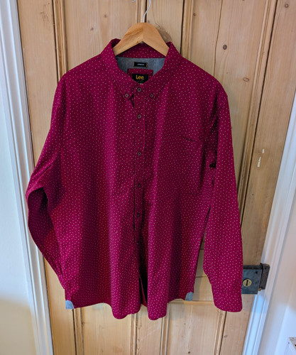 Lee men burgundy white - lee, burgundy/white