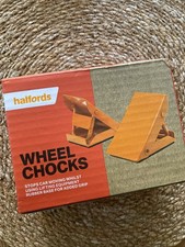 Halfords Wheel Chocks Pair Of