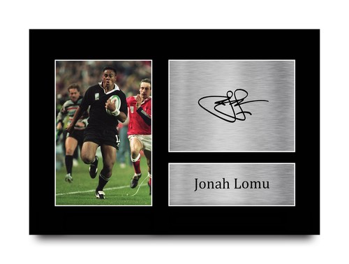 Jonah lomu signed new - new, zealand