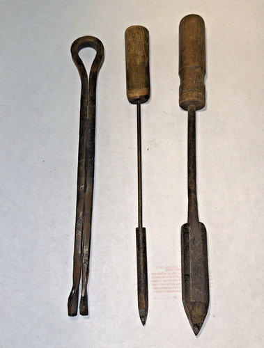Two vintage antique hand - two,