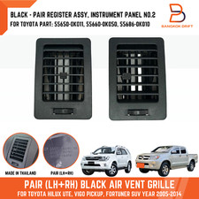 BLACK LH+RH AIR A/C VENT