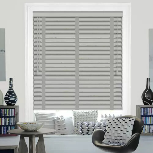 Faux wood venetian blinds 50mm - venetian,