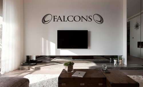 Newcastle falcons rugby wall - newcastle,