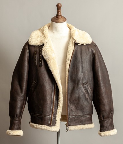Vintage bomber sheepskin - b3,