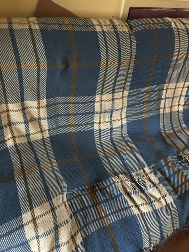 Vintage welsh blanket throw - welsh, blanket/throw
