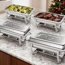 2/4/6/8pack Chafing Dish 8QT