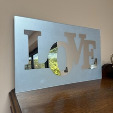 Love Theme Decorative Glass Mirror Wall Decor Home Decor Walk Mirror GC