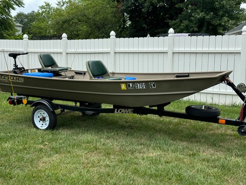 Boat and trailer - boat,