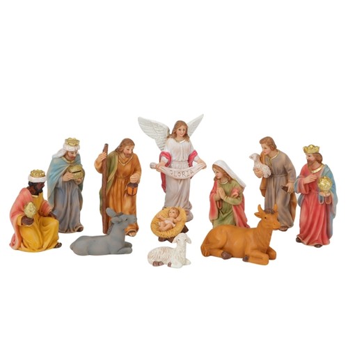 Stable nativity scene statue - nativity,