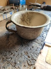 Metal Detector Find  tin potty vintage upcyle 