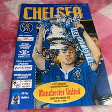 Chelsea football programme - chelsea, fc