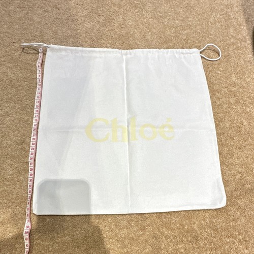 Chloé white logo dustbag - logo,