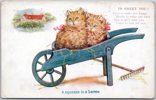 Artistic antique postcard - artistic,