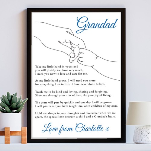 Personalised grandad gift take - personalised,