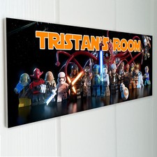 STAR WARS LEGO Personalised Door Sign Plaque Kids Bedroom Grandson Son Friend