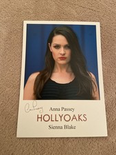 ANNA PASSEY    (HOLLYOAKS) PRESIGNED CAST CARD