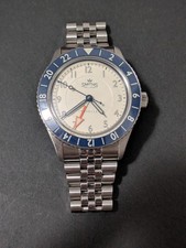 TIME FACTORS SMITHS PRS-58 TRAVELER GMT AUTO -UNDER MANUFACTURER WARRANTY- CREAM