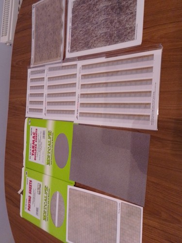 Model railway scenics card - railway, scenics.card